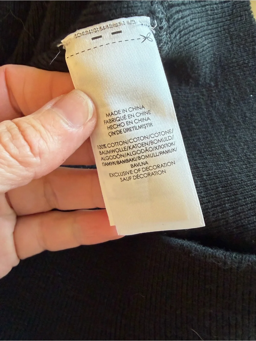 Polo by Ralph Lauren Black Quarter Zip Sweatshirt with White Logo Spellout XXL
